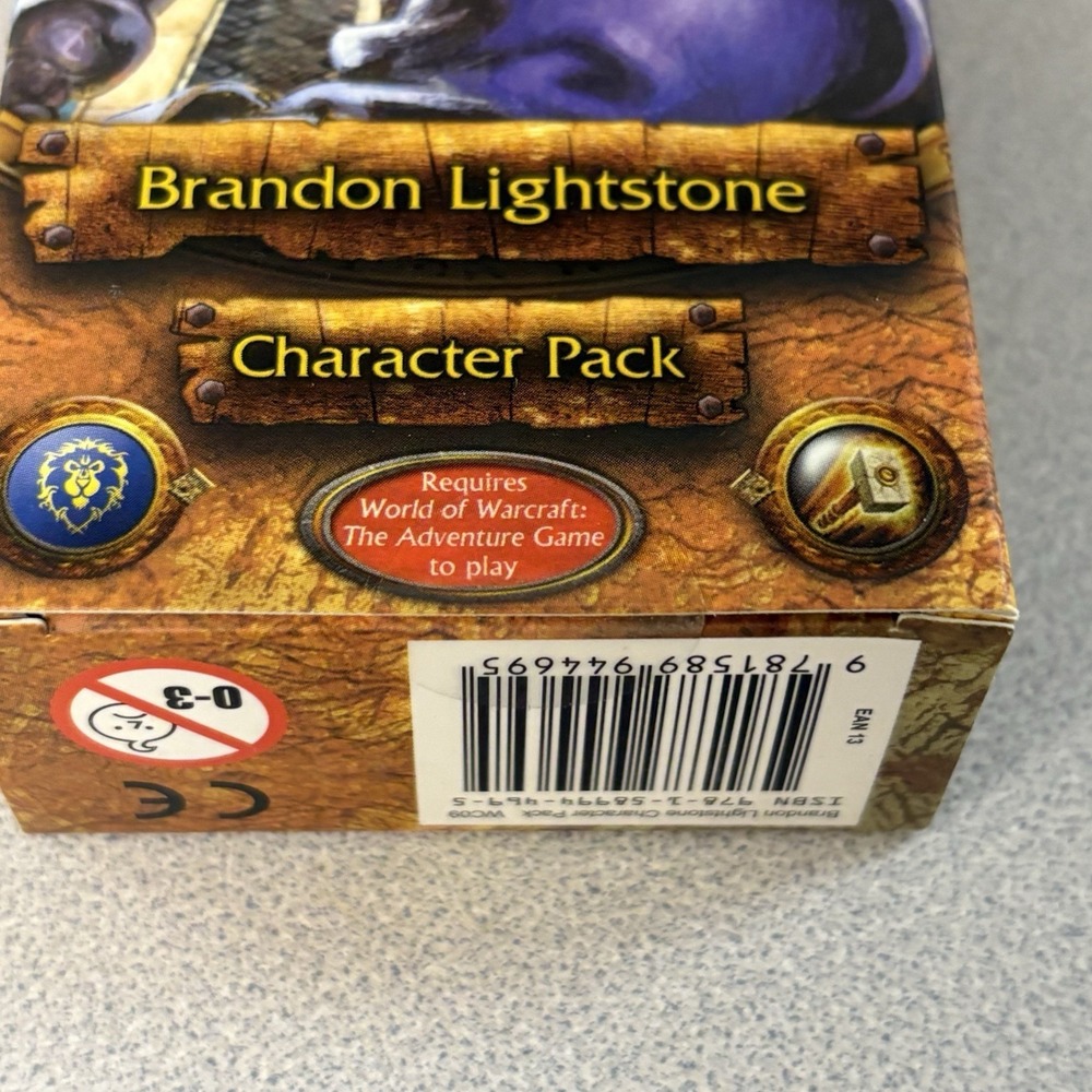 Fantasy Flight World of Warcraft Character Pack WC09 Brandon Lightstone NEW - Picture 9 of 9